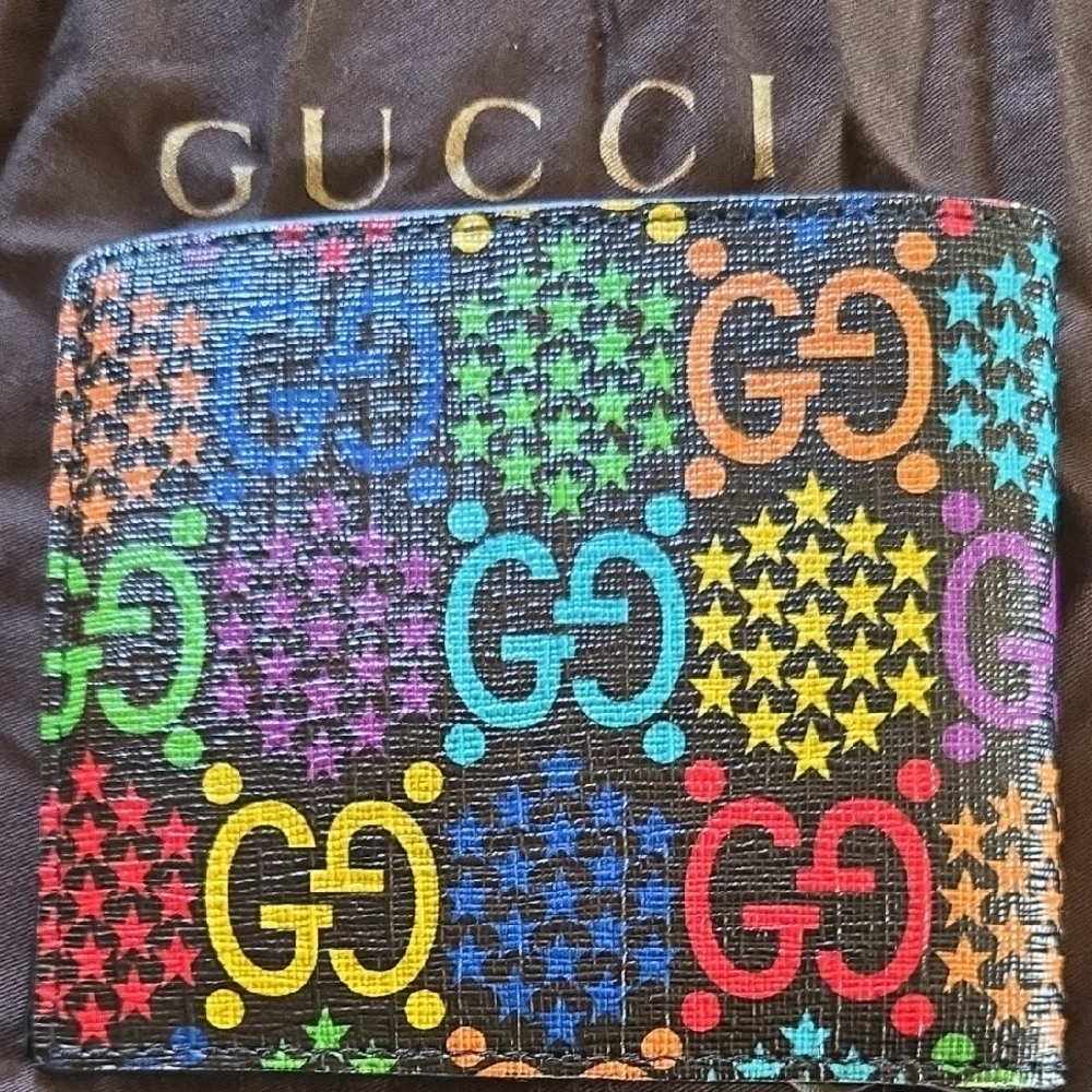 Gucci Colorful GG Pattern Wallet - Picture 3 of 11